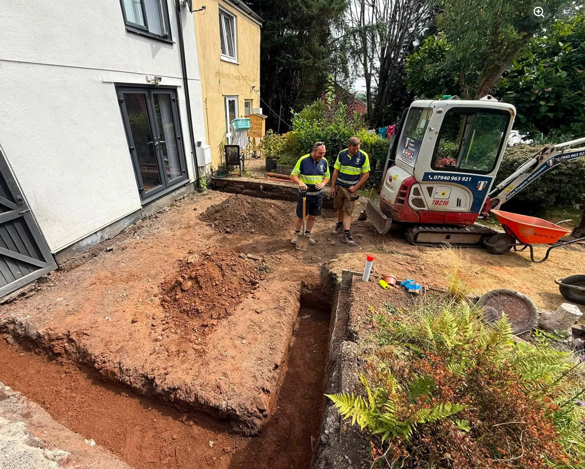 Skilled property team at work